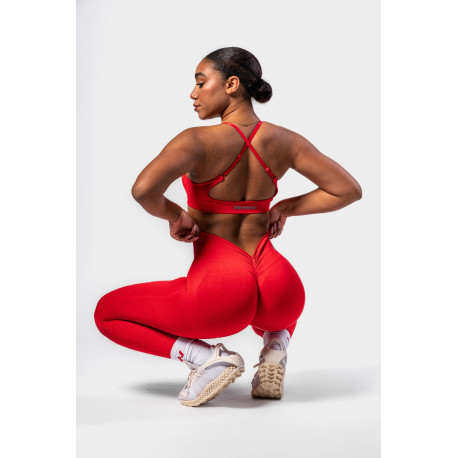 NEBBIA : ЛЕГІНСИ High Waisted Push-Up Leggings TOTALLY SEAMLESS 303 "Red"
