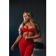 NEBBIA : ЛЕГІНСИ High Waisted Push-Up Leggings TOTALLY SEAMLESS 303 "Red"