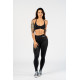 NEBBIA : ЛЕГІНСИ Seamless High-Waist Leggings MAXIMUM PUSH-UP 302 "Black"