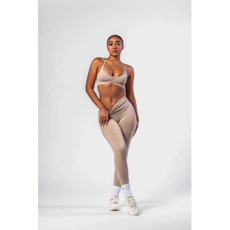 NEBBIA : ЛЕГІНСИ Seamless High-Waist Leggings MAXIMUM PUSH-UP 302 "Cream"