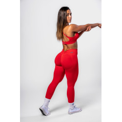 NEBBIA : ЛЕГІНСИ Seamless High-Waist Leggings MAXIMUM PUSH-UP 302 "Red"