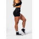 NEBBIA : ШОРТЫ High Waisted Push-Up Shorts TOTALLY SEAMLESS 304 "Black"