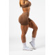 NEBBIA : ШОРТИ High Waisted Push-Up Shorts TOTALLY SEAMLESS 304 "Brown"