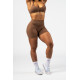 NEBBIA : ШОРТИ High Waisted Push-Up Shorts TOTALLY SEAMLESS 304 "Brown"