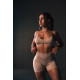 NEBBIA : ШОРТИ High Waisted Push-Up Shorts TOTALLY SEAMLESS 304 "Cream"