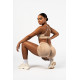 NEBBIA : ШОРТИ High Waisted Push-Up Shorts TOTALLY SEAMLESS 304 "Cream"