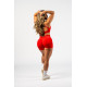 NEBBIA : ШОРТИ High Waisted Push-Up Shorts TOTALLY SEAMLESS 304 "Red"