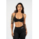 NEBBIA :ТОП Medium-Support Sports Bra TOTALLY SEAMLESS 305 "Black"