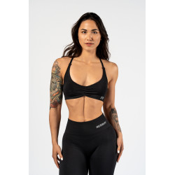 NEBBIA :ТОП Medium-Support Sports Bra TOTALLY SEAMLESS 305 "Black"