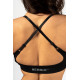 NEBBIA :ТОП Medium-Support Sports Bra TOTALLY SEAMLESS 305 "Black"