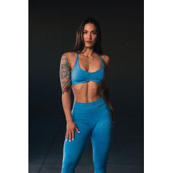 NEBBIA :ТОП Medium-Support Sports Bra TOTALLY SEAMLESS 305 "Blue"