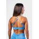 NEBBIA :ТОП Medium-Support Sports Bra TOTALLY SEAMLESS 305 "Blue"