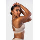 NEBBIA :ТОП Medium-Support Sports Bra TOTALLY SEAMLESS 305 "Cream"