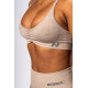 NEBBIA :ТОП Medium-Support Sports Bra TOTALLY SEAMLESS 305 "Cream"