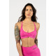 NEBBIA :ТОП Medium-Support Sports Bra TOTALLY SEAMLESS 305 "Pink"