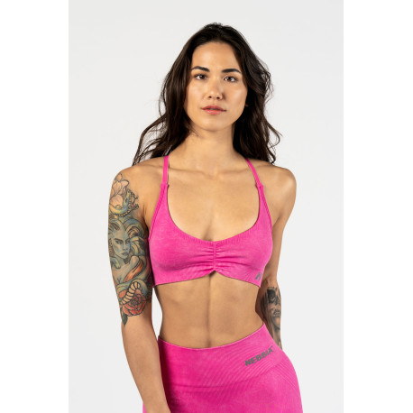 NEBBIA :ТОП Medium-Support Sports Bra TOTALLY SEAMLESS 305 "Pink"