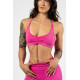 NEBBIA :ТОП Medium-Support Sports Bra TOTALLY SEAMLESS 305 "Pink"