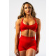 NEBBIA :ТОП Medium-Support Sports Bra TOTALLY SEAMLESS 305 "Red"