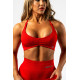 NEBBIA :ТОП Medium-Support Sports Bra TOTALLY SEAMLESS 305 "Red"