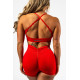 NEBBIA :ТОП Medium-Support Sports Bra TOTALLY SEAMLESS 305 "Red"