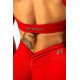 NEBBIA :ТОП Medium-Support Sports Bra TOTALLY SEAMLESS 305 "Red"