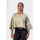 NEBBIA : ФУТБОЛКА Oversized Cropped Tee JUST FLOW 431 "Light Green"