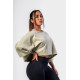 NEBBIA : ФУТБОЛКА Oversized Cropped Tee JUST FLOW 431 "Light Green"