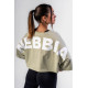NEBBIA : ФУТБОЛКА Oversized Cropped Tee JUST FLOW 431 "Light Green"