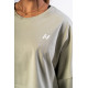 NEBBIA : ФУТБОЛКА Oversized Cropped Tee JUST FLOW 431 "Light Green"