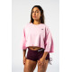 NEBBIA : ФУТБОЛКА Oversized Cropped Tee JUST FLOW 431 "Pink"