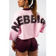NEBBIA : ФУТБОЛКА Oversized Cropped Tee JUST FLOW 431 "Pink"