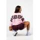 NEBBIA : ФУТБОЛКА Oversized Cropped Tee JUST FLOW 431 "Pink"