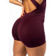 NEBBIA : КОМБИНЕЗОН Body-Enhancing Workout Jumpsuit STRONG BEAUTY 427 "Dark Red"