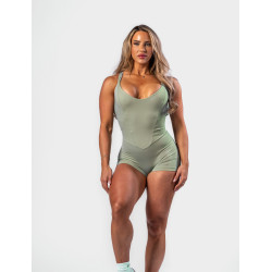 NEBBIA : КОМБІНЕЗОН Body-Enhancing Workout Jumpsuit STRONG BEAUTY 427 "Light Green"