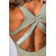 NEBBIA : КОМБИНЕЗОН Body-Enhancing Workout Jumpsuit STRONG BEAUTY 427 "Light Green"