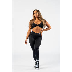 NEBBIA : ЛЕГГІНСИ V-shaping Belt Leggings STRONG BEAUTY 425 "Black"