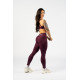 NEBBIA : ЛЕГГИНСЫ V-shaping Belt Leggings STRONG BEAUTY 425 "Dark Red"