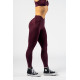 NEBBIA : ЛЕГГИНСЫ V-shaping Belt Leggings STRONG BEAUTY 425 "Dark Red"