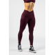 NEBBIA : ЛЕГГИНСЫ V-shaping Belt Leggings STRONG BEAUTY 425 "Dark Red"