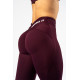 NEBBIA : ЛЕГГИНСЫ V-shaping Belt Leggings STRONG BEAUTY 425 "Dark Red"