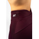NEBBIA : ЛЕГГИНСЫ V-shaping Belt Leggings STRONG BEAUTY 425 "Dark Red"
