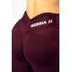 NEBBIA : ЛЕГГИНСЫ V-shaping Belt Leggings STRONG BEAUTY 425 "Dark Red"