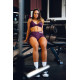 NEBBIA : ШОРТИ Lace-Up Sculpting Shorts OWN YOUR POWER 429 "Dark Red"