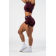 NEBBIA : ШОРТИ Lace-Up Sculpting Shorts OWN YOUR POWER 429 "Dark Red"