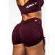 NEBBIA : ШОРТИ Lace-Up Sculpting Shorts OWN YOUR POWER 429 "Dark Red"