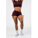 NEBBIA : ШОРТИ Lace-Up Sculpting Shorts OWN YOUR POWER 429 "Dark Red"