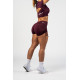 NEBBIA : ШОРТИ Lace-Up Sculpting Shorts OWN YOUR POWER 429 "Dark Red"
