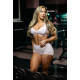 NEBBIA : ШОРТИ V-shaping Belt Shorts STRONG BEAUTY 428 "Pink"