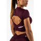NEBBIA :ТОП Open-back Cropped Top STRONG BEAUTY 430 "Dark Red"