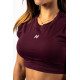 NEBBIA :ТОП Open-back Cropped Top STRONG BEAUTY 430 "Dark Red"